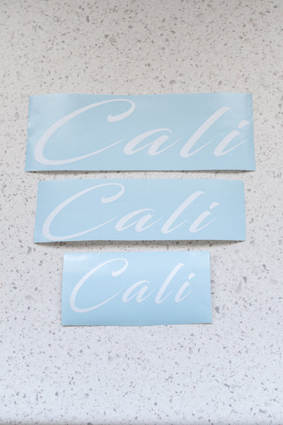 Cali Decal