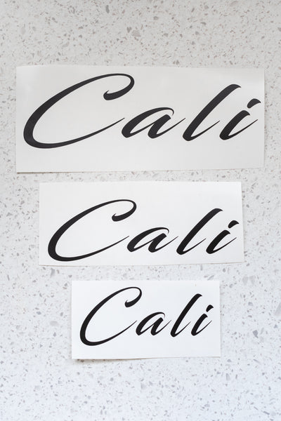 Cali Decal